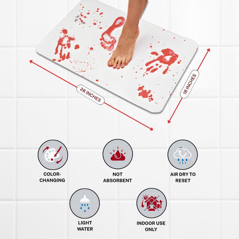Goody Products mat folded for neat storage and easy seasonal setup