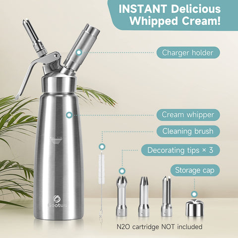 Gootus stainless nozzle tip detail highlighting durable, rust-resistant finish