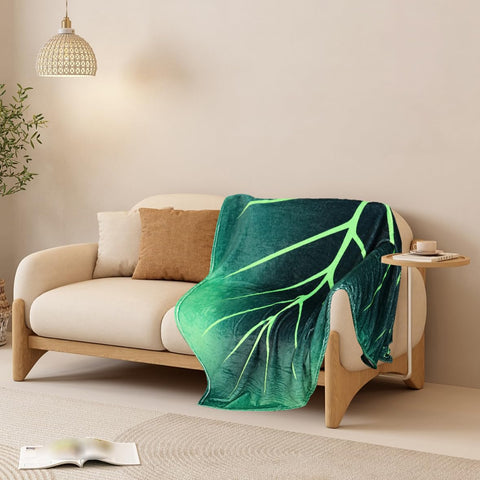 GOPQBBHYHA blanket draped on sofa showing comfort and stylish nature-inspired accent