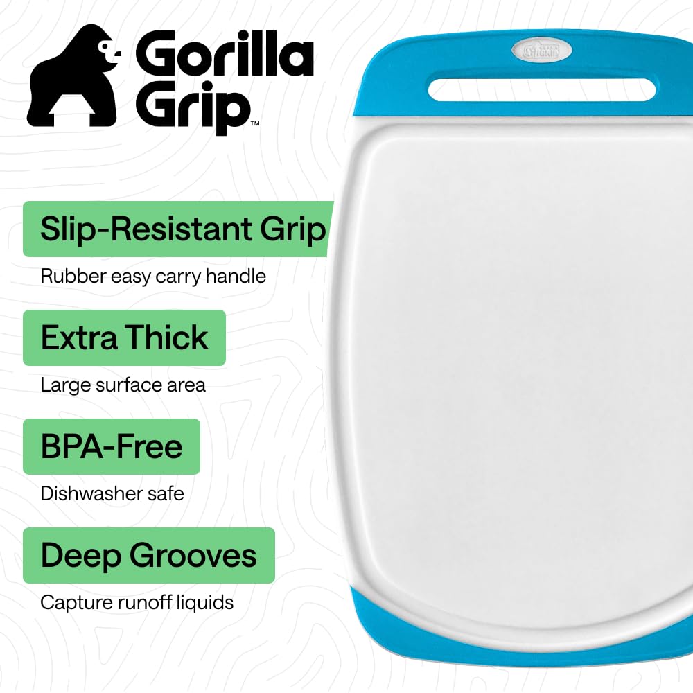 GORILLA GRIP boards side-by-side demonstrating large, medium, and small sizes