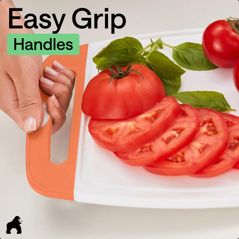 GORILLA GRIP boards inside dishwasher showing easy cleanup and safe washing