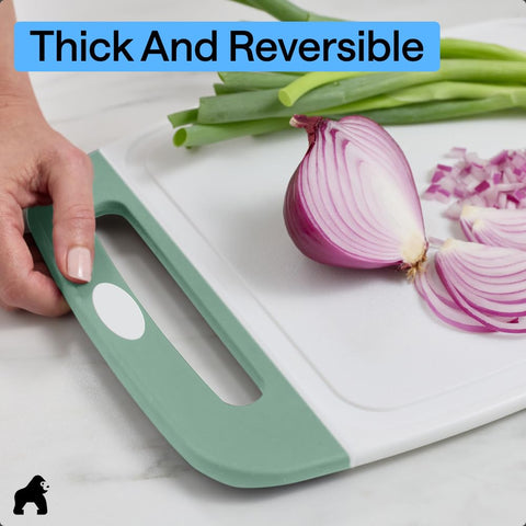 GORILLA GRIP boards in dishwasher, easy cleanup and low maintenance