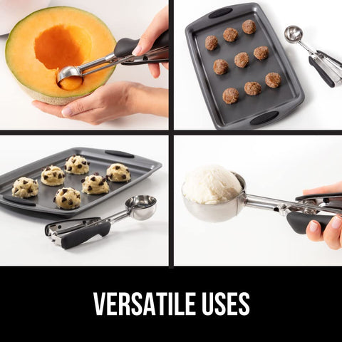 GORILLA GRIP scoops loaded in dishwasher for effortless cleaning