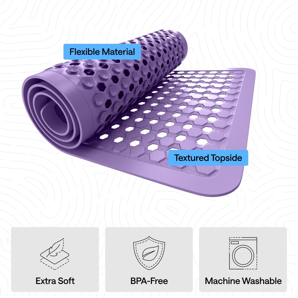 GORILLA GRIP drainage holes pattern allowing fast water flow and reduced pooling