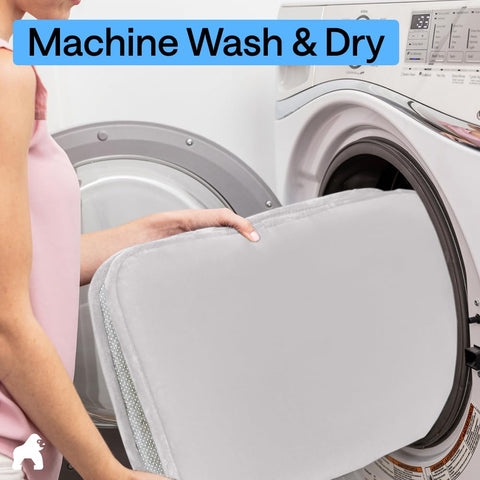 GORILLA GRIP folded for laundry machine showing easy washing and care