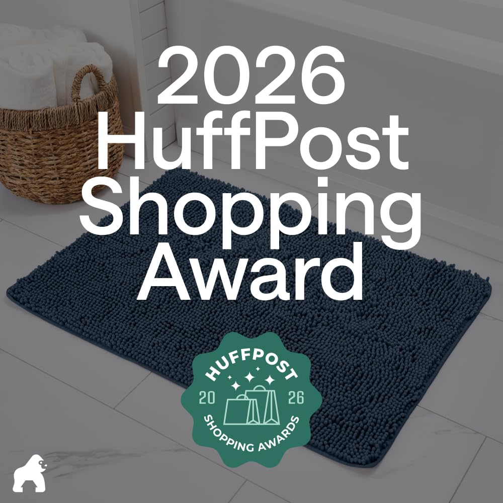GORILLA GRIP folded rug showing thickness and easy storage benefit