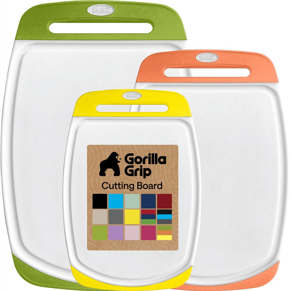 GORILLA GRIP front packaging showing three colored boards and benefits