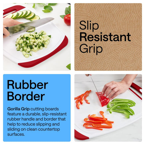 GORILLA GRIP close-up of deep groove juice trap preserving countertops
