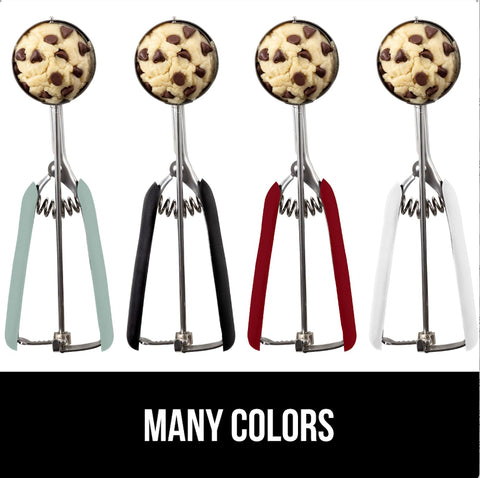GORILLA GRIP scoops on kitchen counter with cookies to inspire baking