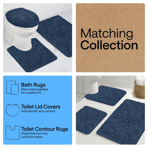 GORILLA GRIP styled in bathroom showing how navy complements decor benefit