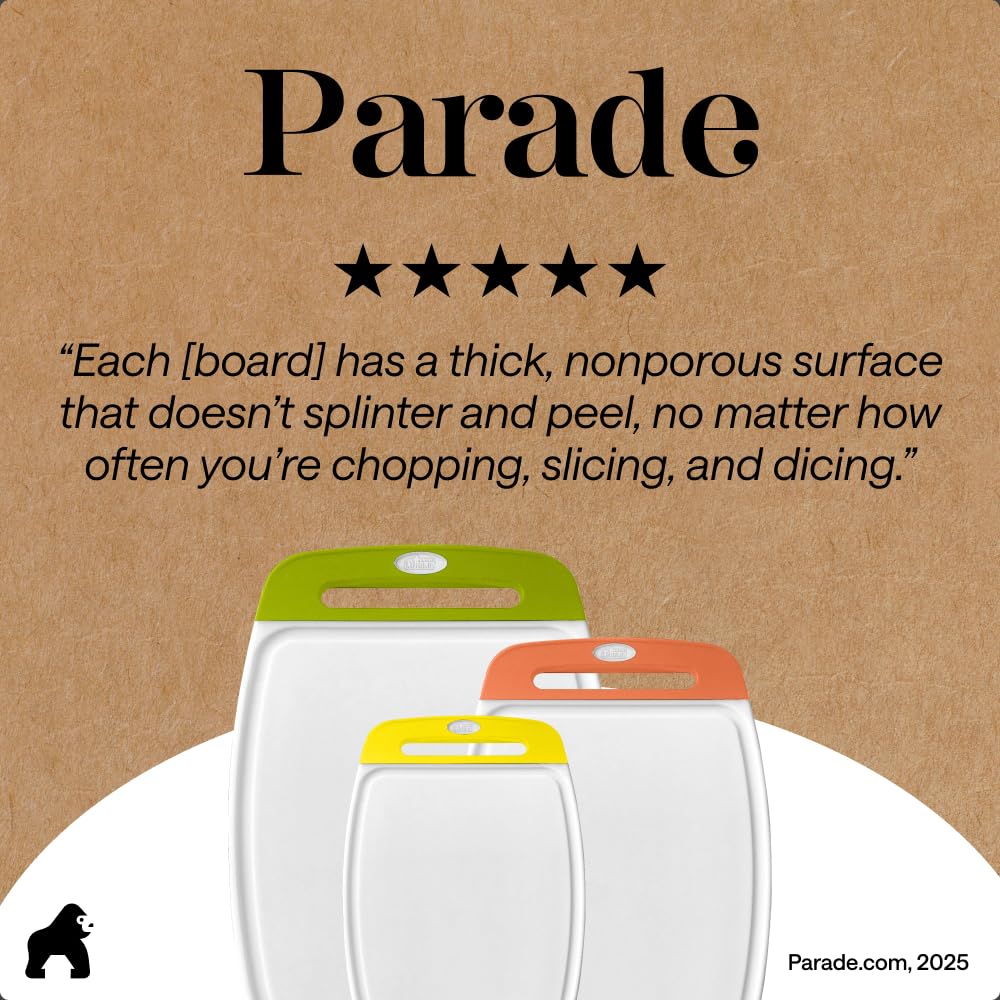 GORILLA GRIP in kitchen lifestyle scene illustrating organized, colorful prep
