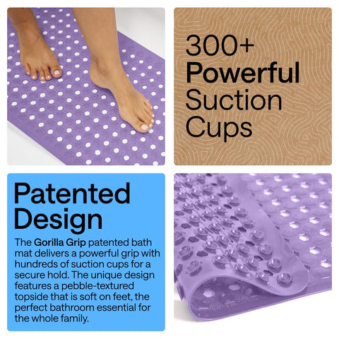 GORILLA GRIP topside pebble texture close detail for comfortable secure footing
