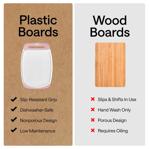 GORILLA GRIP three boards laid flat to show large medium small sizes for versatile prep