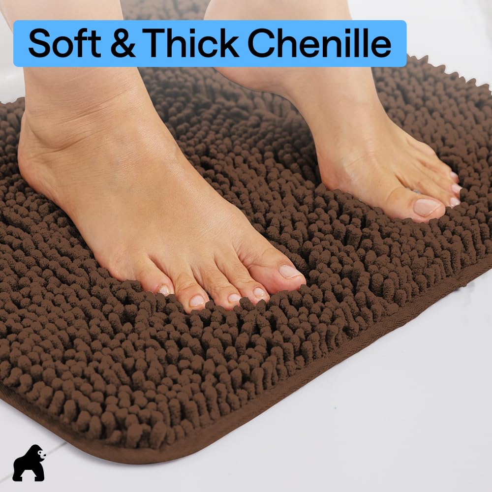 GORILLA GRIP rug next to sink showing 36x24 scale