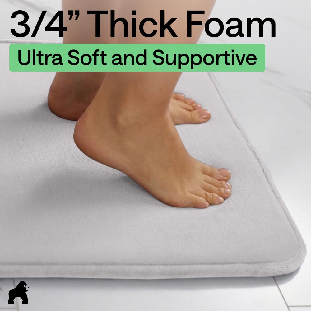GORILLA GRIP underside grip dots detail showing non-slip safety on floors