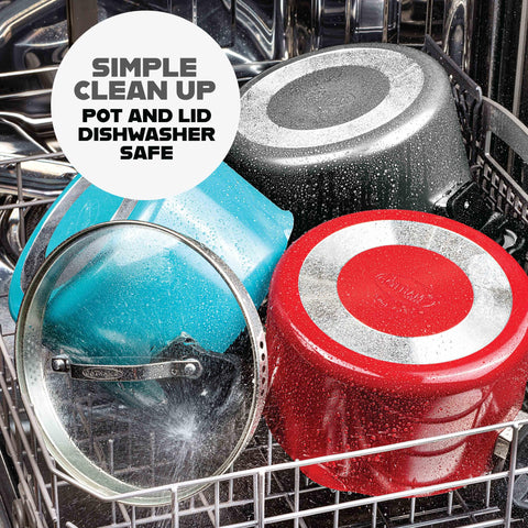 GOTHAM STEEL in a kitchen scene demonstrating versatile cooking and easy cleanup