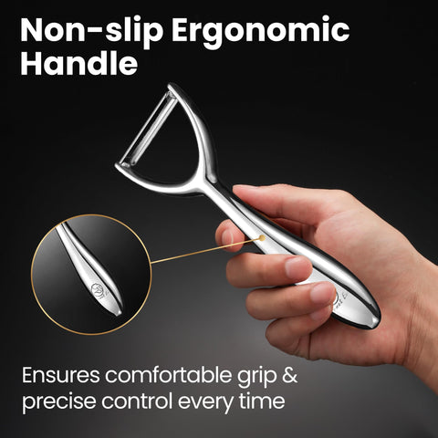 Gourmet Easy textured non-slip handle detail for secure, comfortable grip