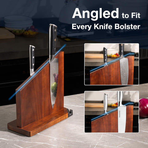 Gourmetop double-sided storage with knives demonstrating increased capacity