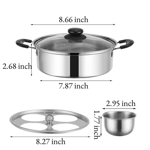GOVNPJ removable stainless inserts in dishwasher for fast cleanup