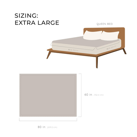 GRACED SOFT LUXURIES spread across bed for full-length coverage and bedroom styling