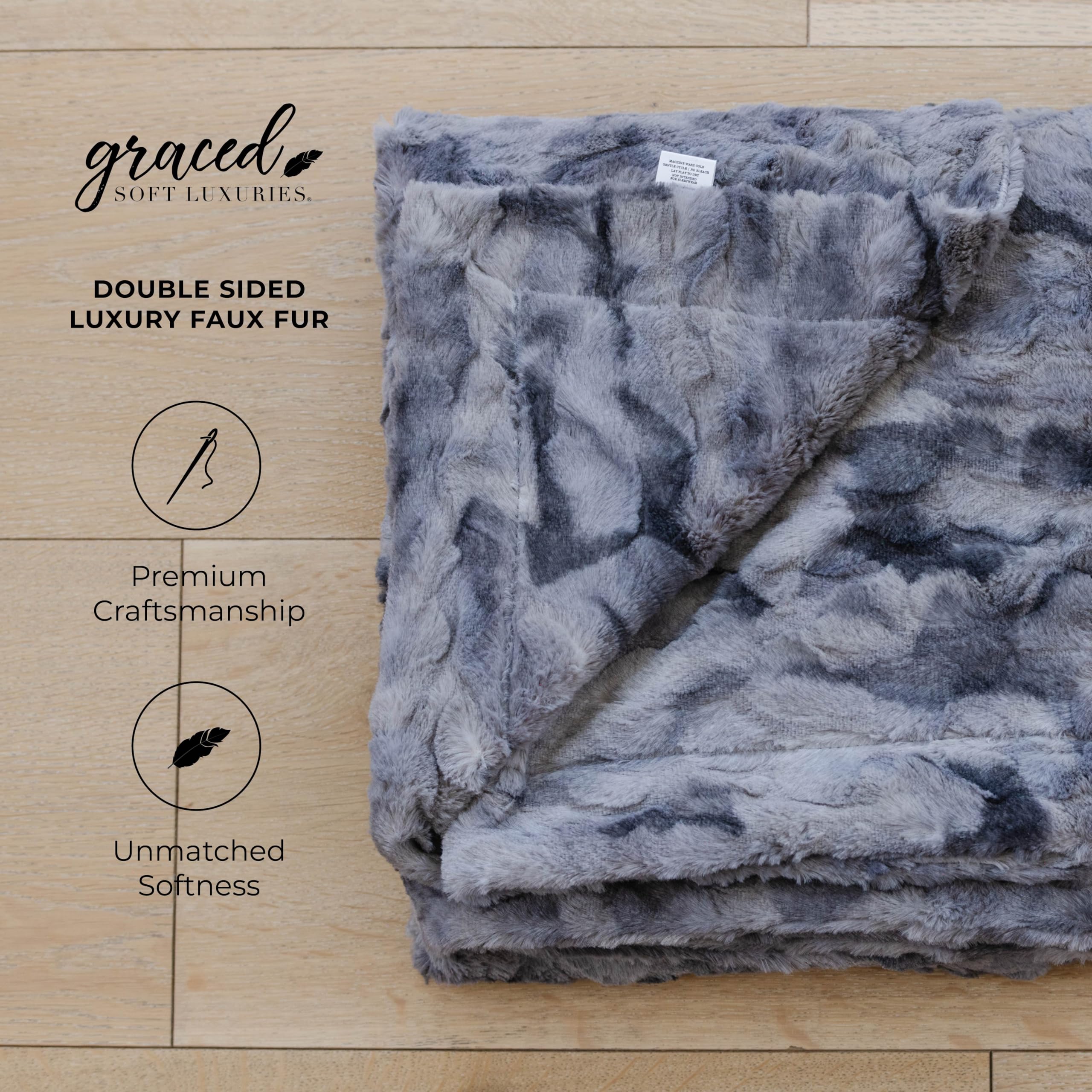 GRACED SOFT LUXURIES styled on bed adding elegant comfort and depth