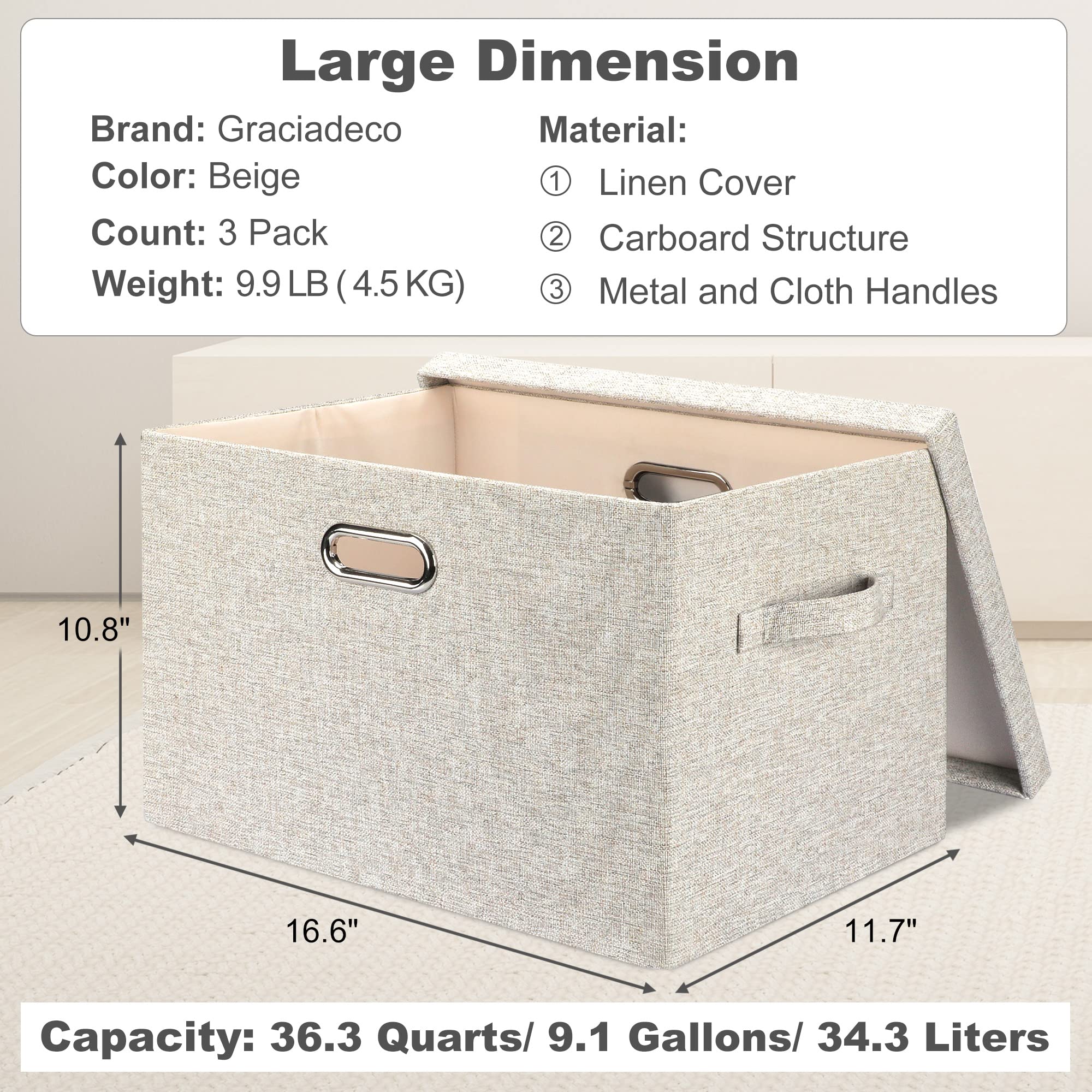 Graciadeco close-up of textured beige linen fabric illustrating durable protective finish