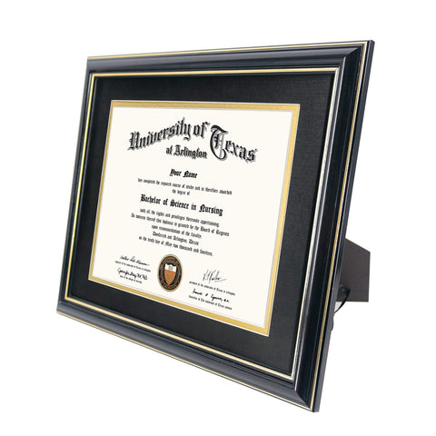 GraduationMall close-up of gold bead trim and glossy black wood highlighting refined detail