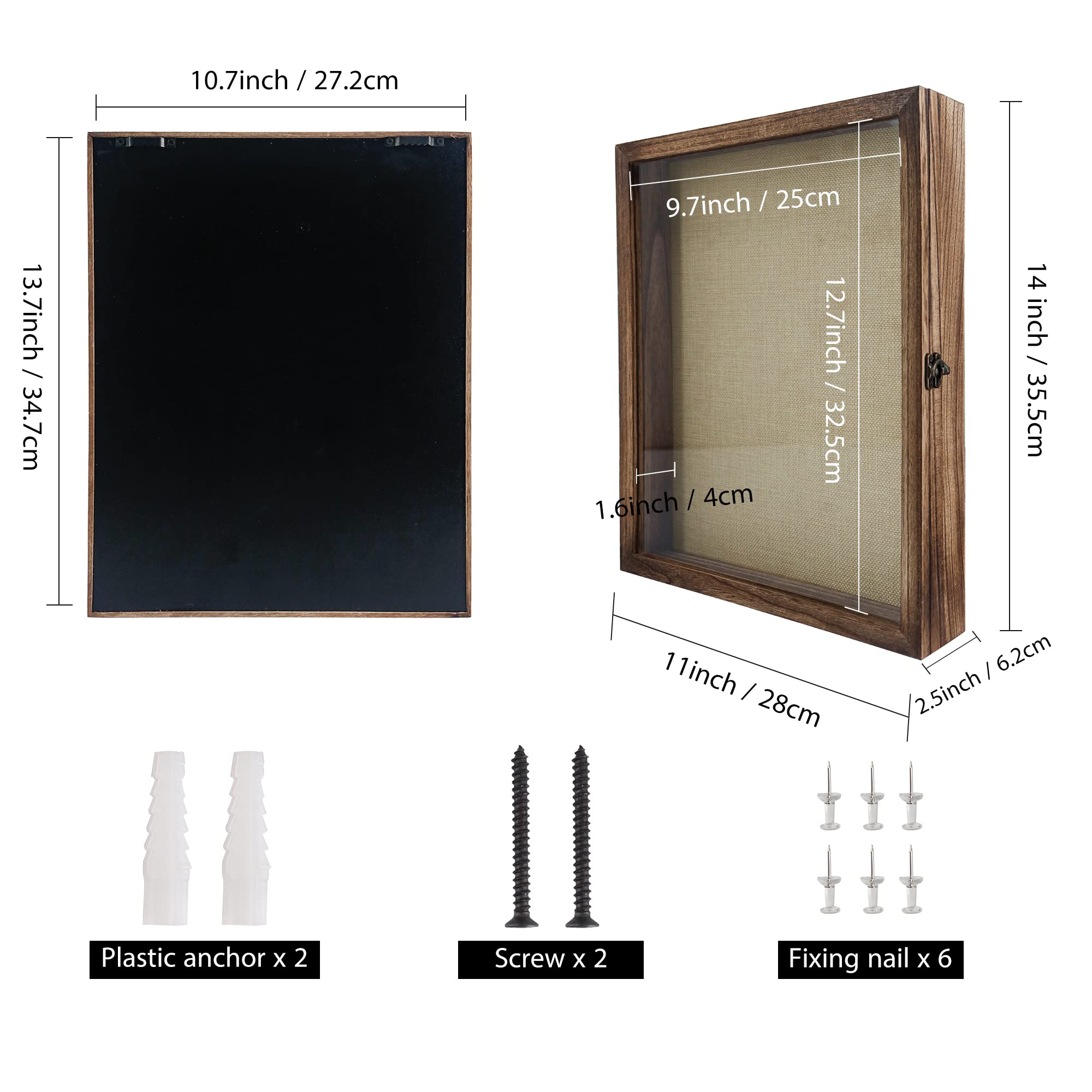 GraduationMall scale comparison with hand showing compact 11x14 fit