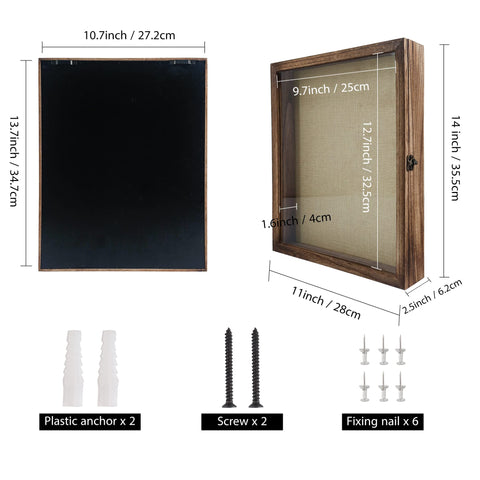 GraduationMall scale comparison with hand showing compact 11x14 fit