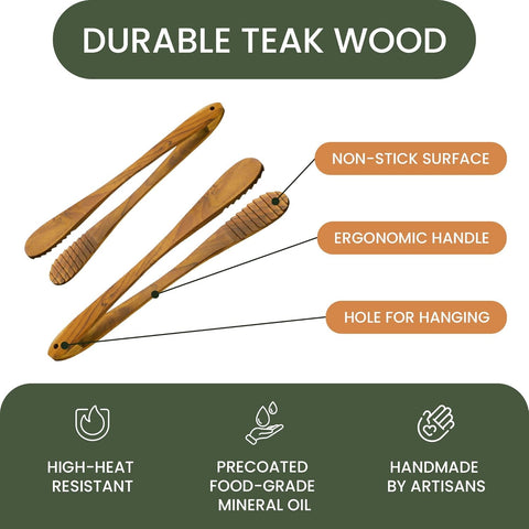 Graindi 9-inch and 12-inch tongs side-by-side showing size options
