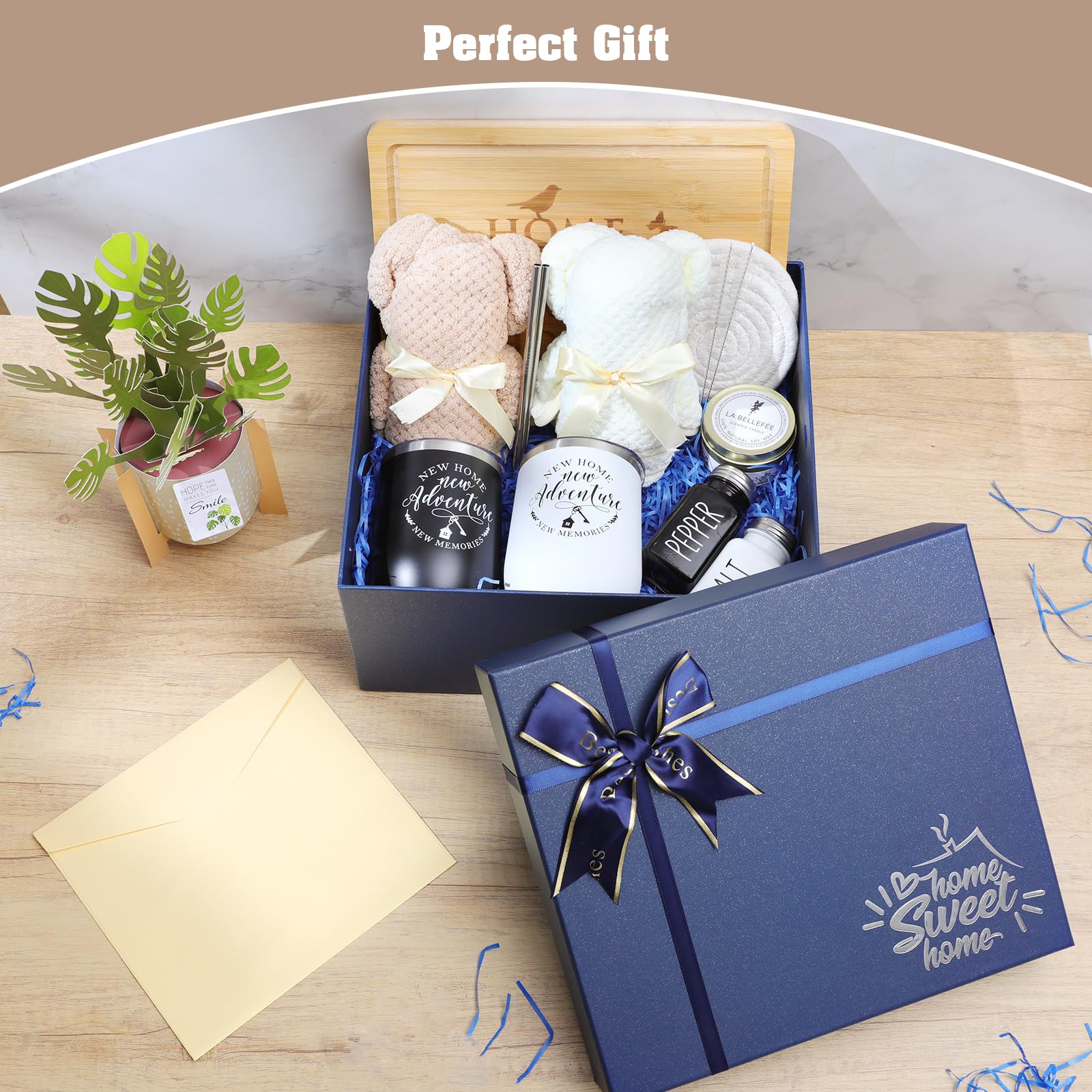 Grajar gift items staged in new home, stylish and ready-to-use