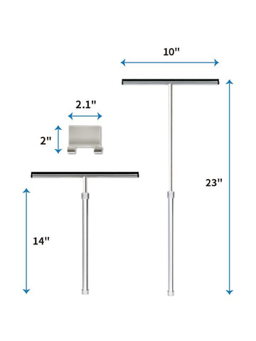 Grand Fusion rubber blade close-up illustrating durable edge for efficient water removal