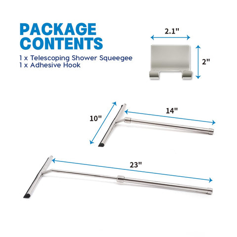 Grand Fusion telescoping handle extended to show reach and ergonomic grip for safer cleaning