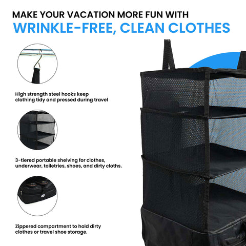 Grand Fusion being packed with folded outfits for efficient travel