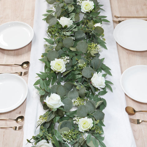 Grandeal close-up of white rose petals showing fabric texture and natural-looking detail