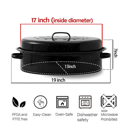 Granite Bowl side view with lid on, tight-fitting lid retains moisture benefit