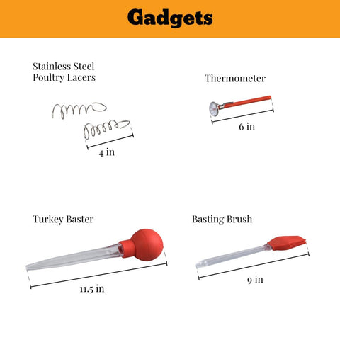 Granite Ware turkey baster close-up with silicone bulb for easy, clean basting