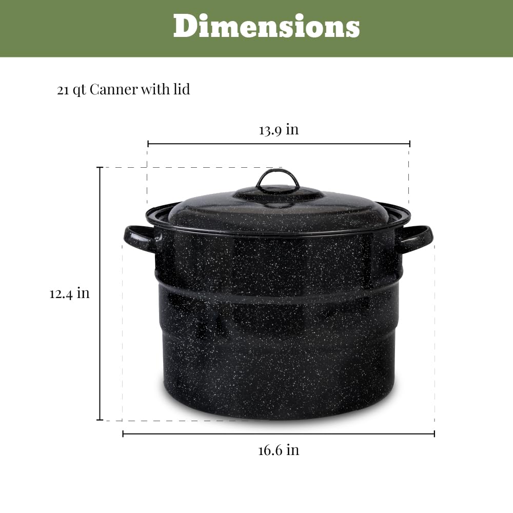 Granite Ware five-piece canning toolset arranged for efficient, safer jar handling
