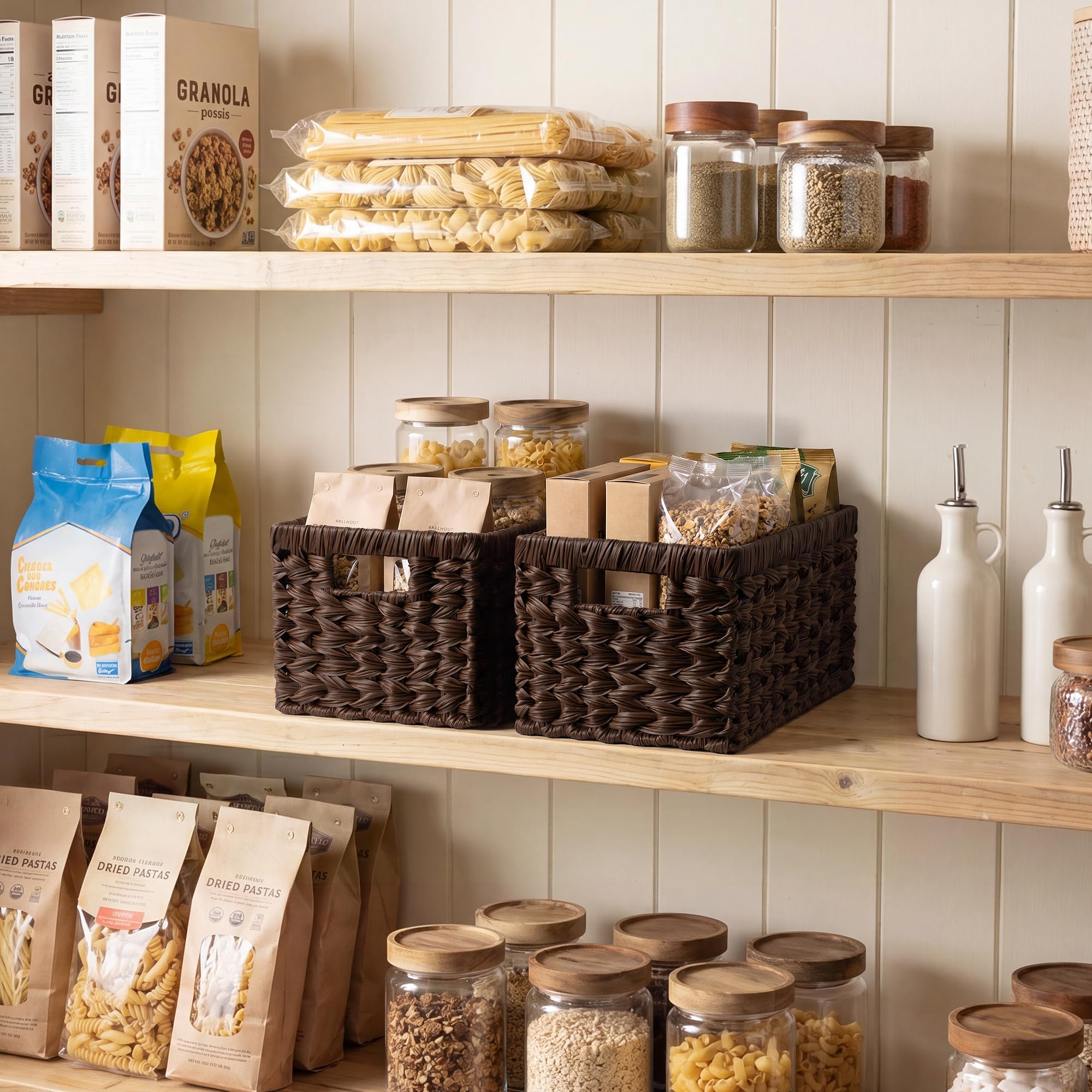 GRANNY SAYS styled on a shelf demonstrating neat organization and visual appeal