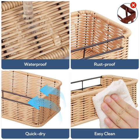 GRANNY SAYS hooks with loofah and razor showcasing organized storage