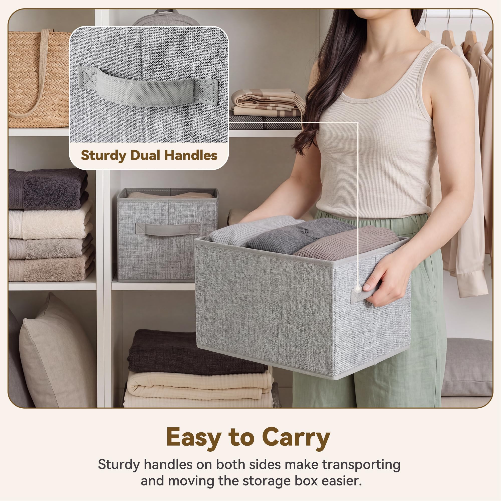 GRANNY SAYS interior view with folded clothes showing sturdy base support