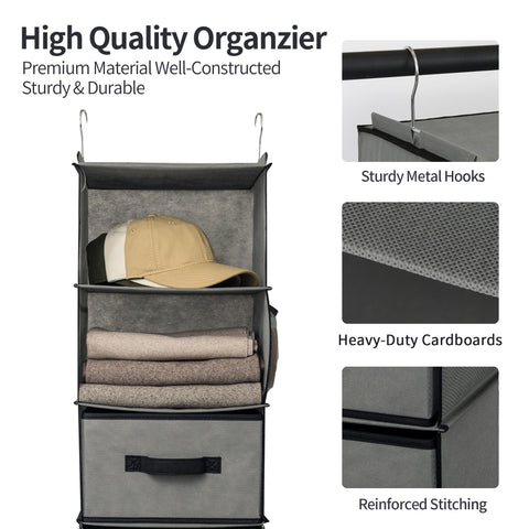 GRANNY SAYS split into two 3-shelf units for flexible small-space storage