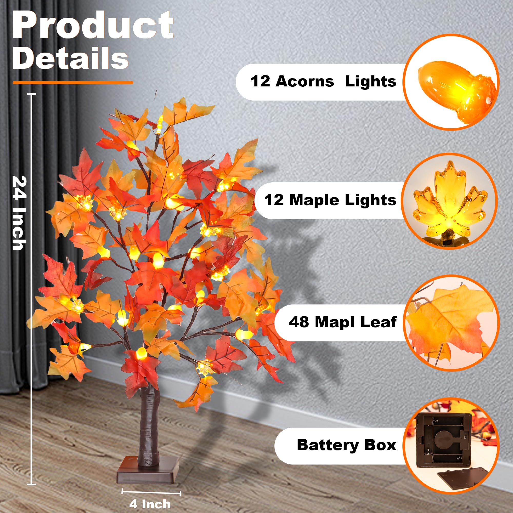 grastfu base with timer control for easy automatic lighting