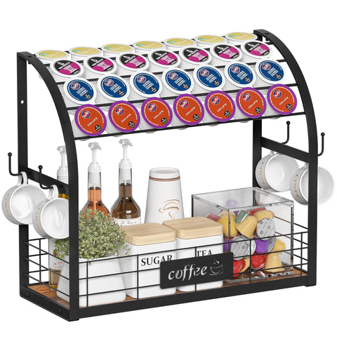 Greatseas front angled overview showing compact organizer and tidy coffee setup