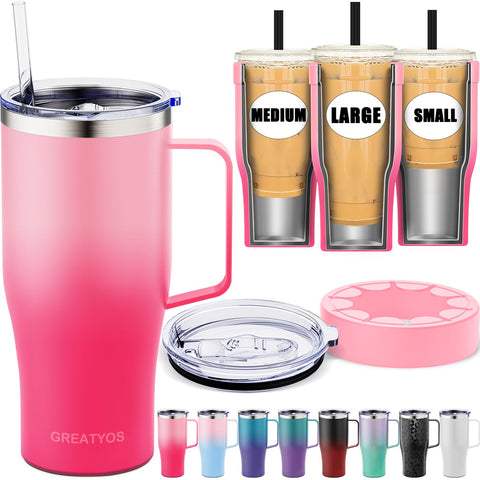Greatyos front view Sakura sleeve showing sleek insulated finish and brand benefit