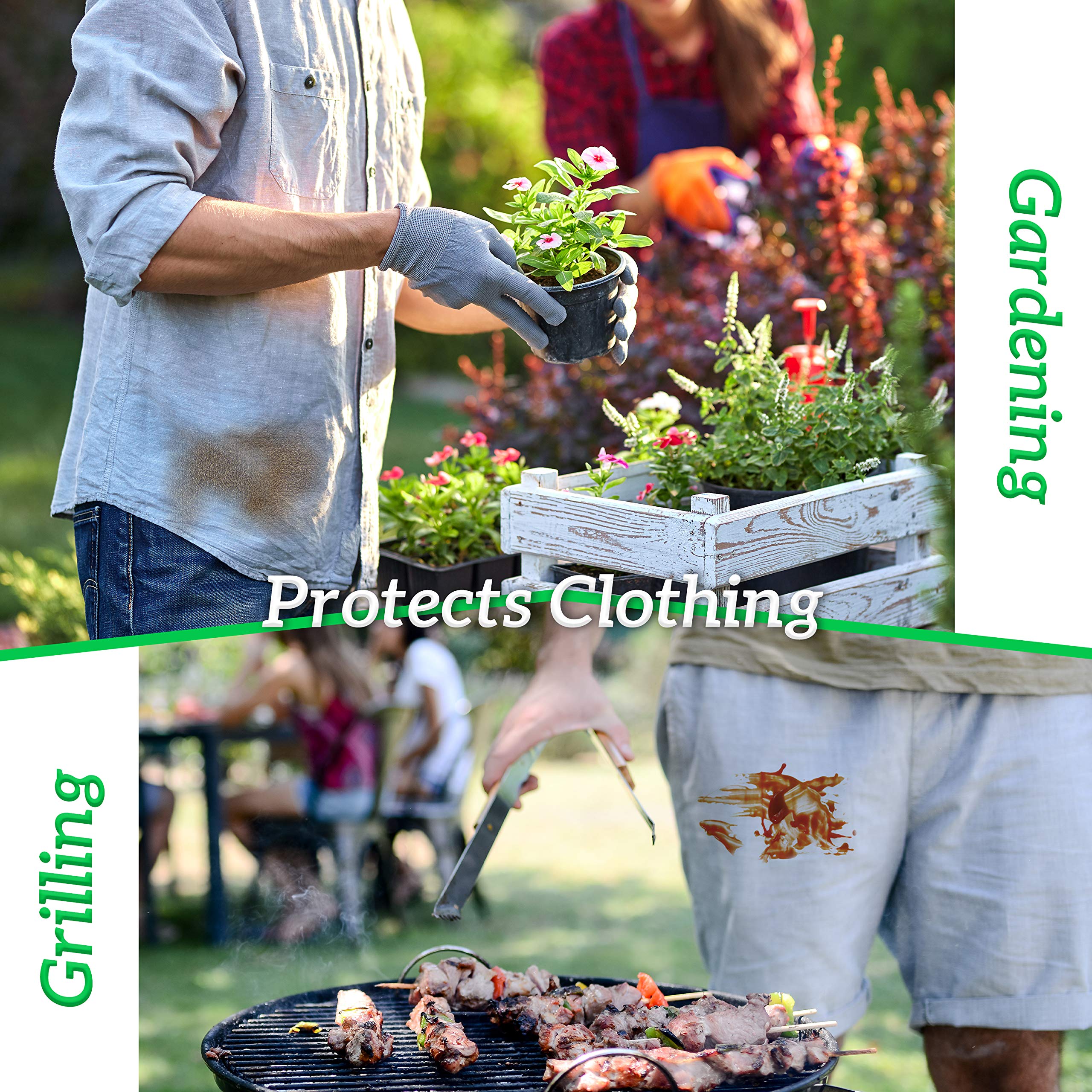 GREEN LIFESTYLE folded stack of twelve aprons showing bulk convenience