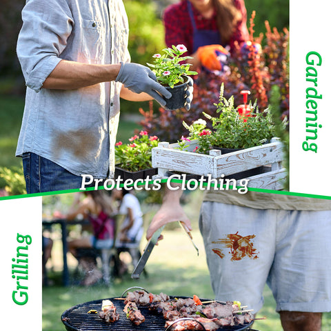 GREEN LIFESTYLE folded stack of twelve aprons showing bulk convenience