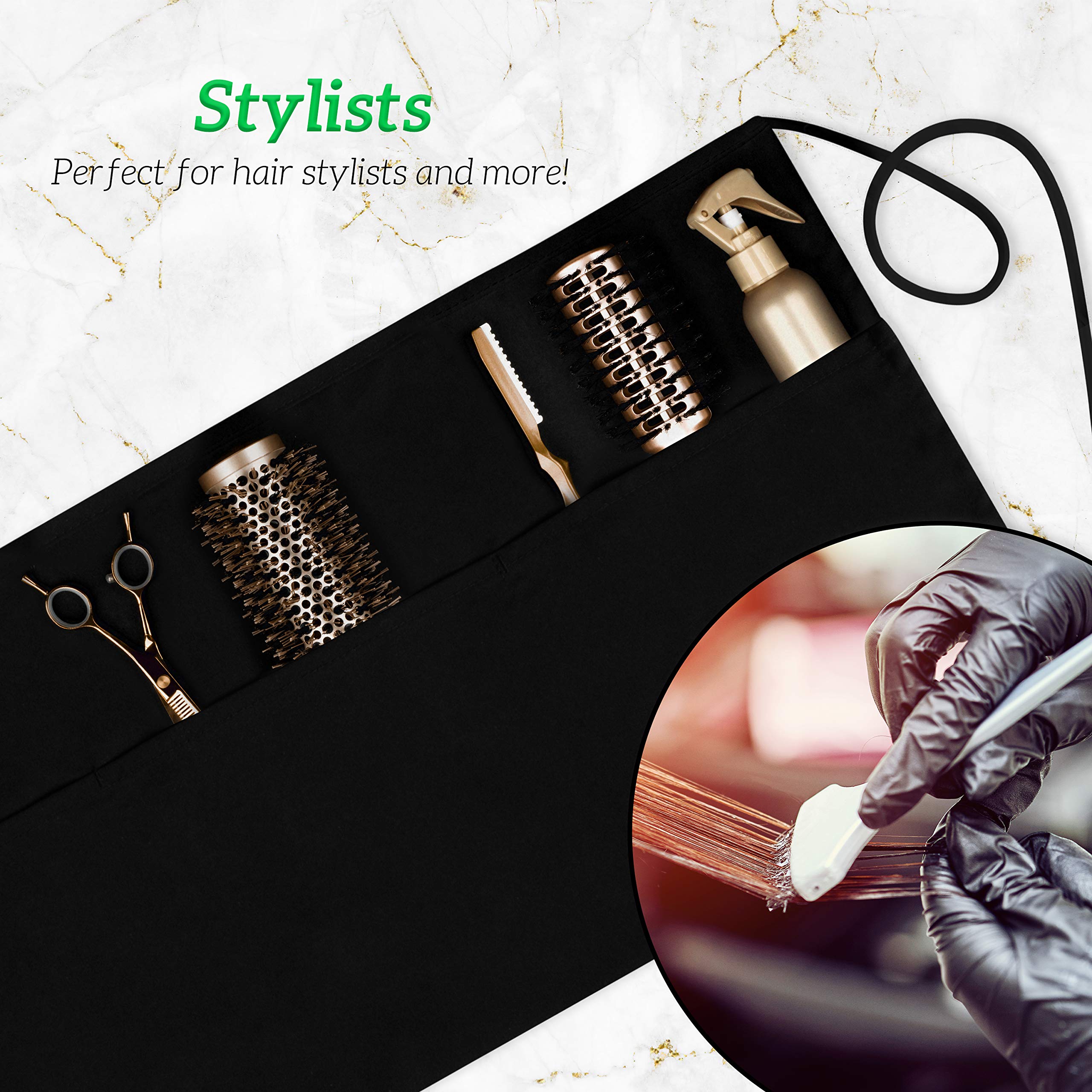 GREEN LIFESTYLE long waist ties displayed to show adjustable, secure fit
