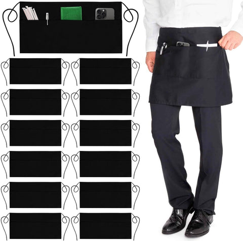 GREEN LIFESTYLE apron beside ruler showing size and scale for fit