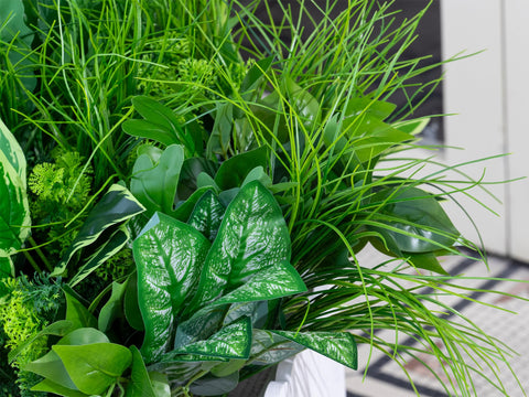 Green Moon unboxed stems spread out, quick to arrange after opening
